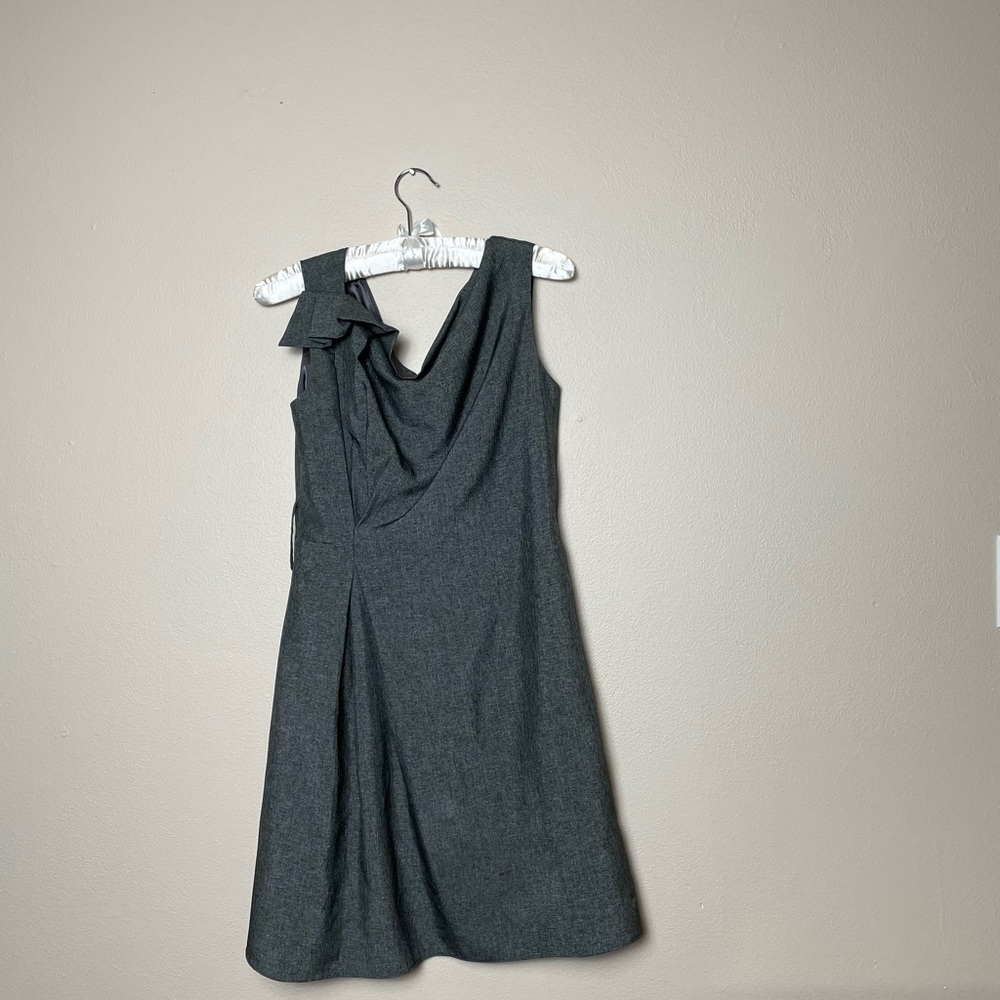 ModCloth Ark & Co. Knee-Length Gray Dress